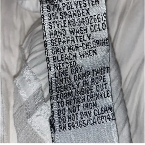 Crinkled Blouse w Satin Faux Finish - Picture 4 of 8